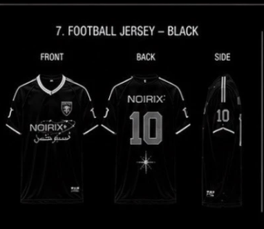 Football Jersey — Black