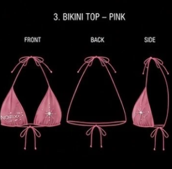 Bikini Top — Pink